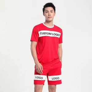 Conjunto de dos piezas formado por camiseta y pantalón corto, ropa deportiva, para hombre, novedad, verano, 2021 - Product Image 2