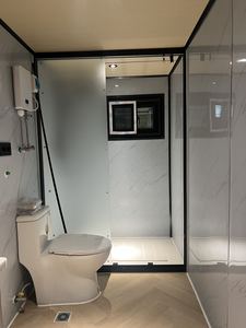 Maison conteneur extensible de 40 pieds avec toiture en métal ondulé, protection contre les fuites 32A et une surface au sol de 72 m² - Product Image 3
