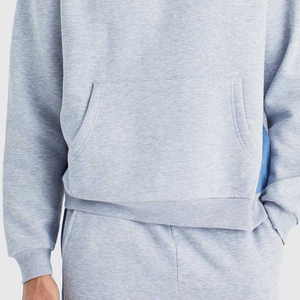 Conjunto de Dos Piezas para Hombre con Capucha para Invierno, Tejido Transpirable de Secado Rápido, Cintura Elástica, Bolsillos Laterales Ligeros, Estilo Casual - Product Image 4