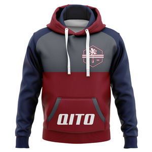 Découvrez la collection de sweats à capuche personnalisés avec des imprimés de sublimation uniques en coton polaire de haute qualité Streetwear confortable et élégant - Product Image 3