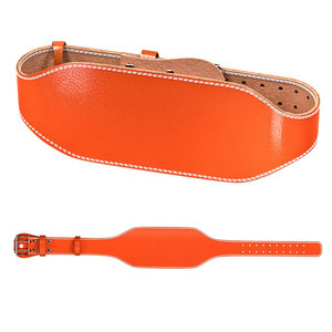 TWILL SPORTS TS-2102 Men's High Quality Cowhide Leather Weightlifting Belt <b>Adjustable</b> <b>Strap</b> Customizable Logo Fitness Safety - Product Image 2