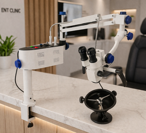 ROSLANE MEDITECH ROM-6 Indian Manufacturer's Otolaryngology ENT Surgical Operating <b>Microscope</b> 13 MP Camera Resolution Coaxial - Product Image 4