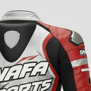 Veste en cuir de course de moto personnalisée pour homme, veste en cuir de motocross de protection, veste de moto personnalisée avec le nom de l'équipe - Product Image 4