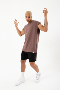 Camiseta Extra Grande sin Mangas con Hombros Caídos 2023, 100% Algodón Teñido en Hilo, Tejido de Punto, Estampado Personalizado, Ropa Urbana Informal para Hombre - Product Image 2