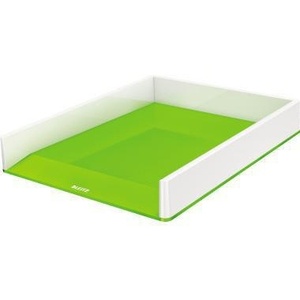 Bandeja para Documentos Leitz WOW Duo Verde/Blanco para Carpetas A4/C4, Material de Poliestireno - Product Image 1
