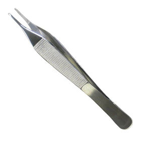 Pinzas Adson Reutilizables con Punta Fina de Acero Inoxidable, Certificación ISO 13485 y CE para Uso Quirúrgico Profesional, Agarre de Precisión - Product Image 1