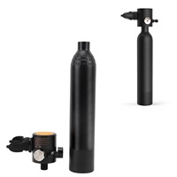 Mini Kegerator con Tanque de CO2 de 0.5L, 0.67kg, Aleación de Aluminio, 1800psi, Presión Ajustable, Válvula CGA 320, Certificado CE, Portátil