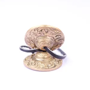 New Arrival High Quality Special Bronze Antique Tingsha Cymbal Meditation Bells