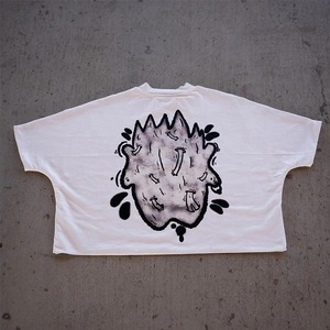 Boxy Hip Hop 250 Gsm T-shirt homme surdimensionné de luxe personnalisé Streetwear Drop Graphic Heavyweight Blank Cotton Polyester/Cotton - Product Image 6