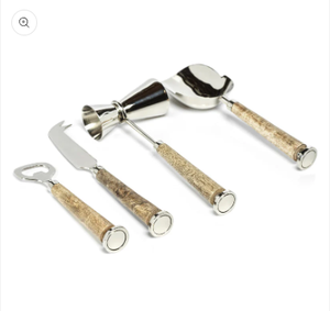 Ensemble d'outils de barre en acier inoxydable de haute qualité avec poignées ornées à la main et cintre en gros - Product Image 5