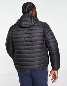 Chaqueta Bomber acolchada para hombre con cremallera, impermeable, a prueba de viento, ligera, aislada, con capucha, cálida, informal, elegante, para invierno - Product Image 6