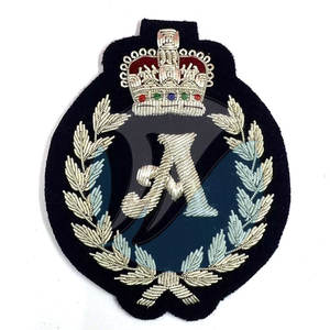 Apparel Accessories Customized Bullion Wire <b>Badges</b> High Quality Online Sale Bullion Wire <b>Badges</b> - Product Image 1