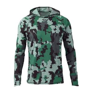 OEM ODM Men's Camouflage Fishing Shirt Breathable <b>Sunscreen</b> Clothing Summer Windproof Hooded Sweatshirt Hunting Suit - Product Image 5