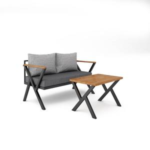 Set da giardino bouganvillea 2 + CPT5526-130 da tavolino