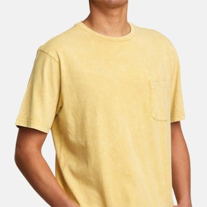 Camiseta lavada vintage personalizada OEM para hombre, ropa informal de uso diario de algodón de punto suave para mayor comodidad - Product Image 2