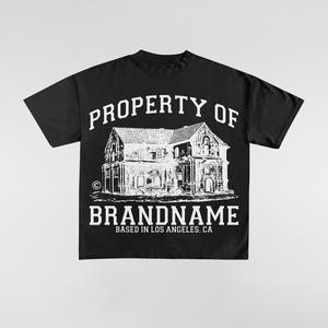 T-shirts pour hommes à col rond en coton 100% de haute qualité, imprimés sur mesure, coupe ample - Product Image 2