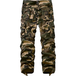 2025 Hot Selling Multicolor <b>Camo</b> Casual Spring <b>Men's</b> <b>Pants</b> High Waist Lightweight Canvas <b>Cargo</b> with Multiple Pockets - Product Image 4