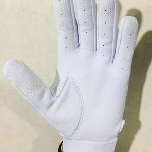 Guantes de Bateo de Béisbol de Primera Calidad, Personalizados, de Color Blanco, con Puño Corto, Dedos Completos y Agarre Antideslizante - Product Image 6