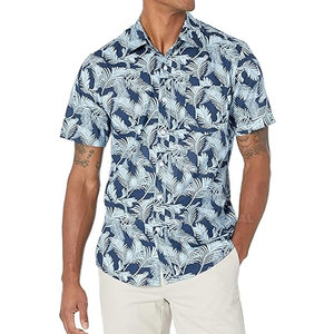 Chemises hawaïennes personnalisées pour hommes, qualité supérieure, vente en gros, chemises hawaïennes légères pour hommes - Product Image 1