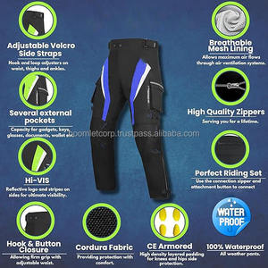2024 nouveauté qualité supérieure Cordura course moto pantalon anti-preuve imperméable vêtements de sport grande taille pour la course sur route - Product Image 4
