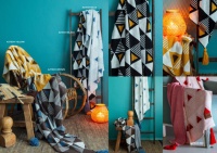 Manta de Algodón Tejida Suave Home Collection, 500 GSM, 150x200 cm, Transpirable, Lavable a Máquina, para Todas las Estaciones, 3.5-4 KG, Nueva