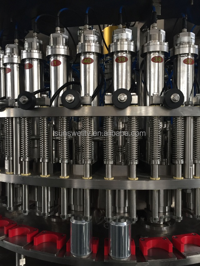 Carbonated Beverage Can Filling Machine Electronic Measuring Cup 4000BPH 50HZ
