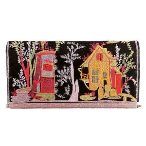 Bolso de mano bordado para mujer (9035) - Rosa té - Product Image 2