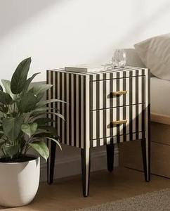 โต๊ะกาแฟลายกระดูกสีดำขาว งานฝีมือ ตกแต่งบ้านสไตล์บูติกและห้องนั่งเล่น เป็นมิตรกับสิ่งแวดล้อม ราคาพิเศษ - Product Image 2