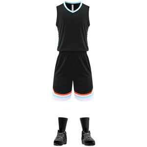 Uniformes d'arbitre respirants personnalisés en sublimation pour l'été, ensembles de maillots d'entraînement de basket-ball pour hommes, équipe des États-Unis - Product Image 5