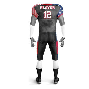 Ensemble d'uniformes de football américain, design 2026, manches courtes, séchage rapide, service OEM disponible - Product Image 3