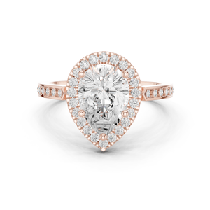 Anillo de diamantes de moissanita de 10K-Alternativa elegante y duradera a los anillos de diamantes tradicionales - Product Image 6