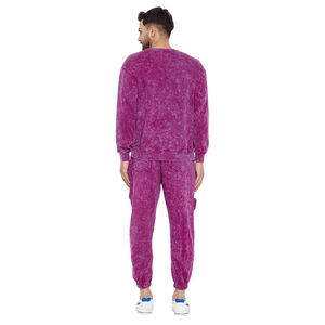 Vente en gros de survêtement street style sur mesure pour hommes respirant décontracté logo uni faible quantité minimale de commande quantité en vrac prêt pour l'expédition pour l'hiver - Product Image 2