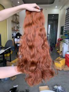 Vietnamese Remy Human Hair Wigs Free <b>Tangle</b> and Shedding Natural Wavy Texture in All Shades - Product Image 3