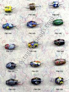 Cuentas de cristal rojo esmerilado de 10mm hechas a mano, colores mezclados en remolino, listas para enviar para la fabricación de joyas de moda, caja de bajo precio embalada - Product Image 5