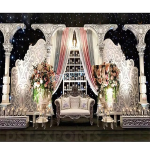 Elegante escenario de boda de Bollywood Canadá exclusivo americano boda escenario decoración superior Calgary boda evento escenario Decoración - Product Image 1