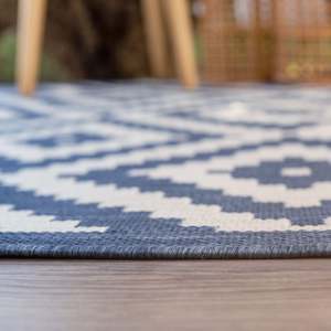 Alfombra para Exteriores Netline Home Ecology, Azul, Impermeable, Reversible, Tejido Plano, Polipropileno - Product Image 5