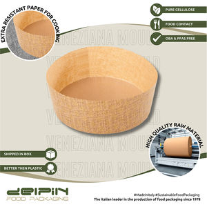 Moules à gâteaux ronds personnalisables fabriqués en Italie Cellulose pure antiadhésive allant au micro-ondes et au four - Product Image 3