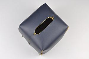 กล่องใส่กระดาษทิชชูหนังแท้น้ำหนักเบา ดีไซน์หรูหรา คลาสสิก เรียบง่าย ตกแต่งโต๊ะ |   ปรับแต่งได้ตามต้องการ - Product Image 6