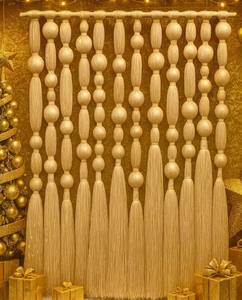 Tapisserie murale décorative en macramé texturé en tissu tissé moderne, design artistique pour la décoration de la maison - Product Image 1