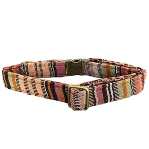 Collar de perro clásico hecho a mano de algodón de cáñamo, collares de nailon para mascotas, logotipo personalizado, collar de seguridad para mascotas de calidad ecológica para mascotas - Product Image 6