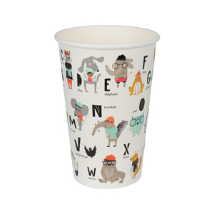 Vasos de Papel Desechables de Doble Pared con Logotipo Personalizado Riiqi, 8-22 oz, Resistentes al Calor, Laminados con 2 Capas de PE, 90 mm de Diámetro, para Agua Mineral - Product Image 1