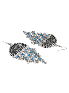 Fabrication indienne Designer exclusif mode en laiton oxydé fleur collier boucle d'oreille femmes accessoires bijoux meilleure Collection - Product Image 3