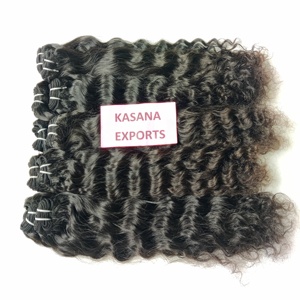 มัดผมอินเดียแบบไม่ผ่านกระบวนการผมลูกไม้แต่งหนังกำพร้าแบบไม่มีผมธรรมชาติ - Product Image 5