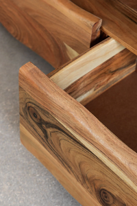 Meuble multimédia moderne personnalisé à 3 tiroirs en bois massif Meuble de télévision élégant pour la maison Mobilier élégant pour le salon - Product Image 4