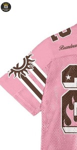 Camiseta de Hombros Caídos Estilo Urbano, Jersey de Fútbol de Malla, Ecológica, Transpirable, de Secado Rápido, 100% Algodón para Hombre, Corte Holgado - Product Image 4