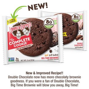 Lenny & Larry's Complete <b>Protein</b> Cookie, [Big Time Brownie], Chewy Soft Baked, [2 Ounce] Cookie (Pack of 12) - Product Image 3