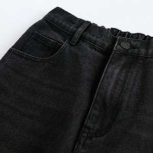 กางเกงยีนส์ทรงตรงผู้ชาย คุณภาพสูง ผ้าฝ้าย 100% สวมใส่สบาย ระบายอากาศได้ดี น้ำหนักเบา แฟชั่นลำลอง ติดกระดุม เหมาะสำหรับฤดูหนาว ฤดูใบไม้ร่วง ฤดูร้อน - Product Image 2