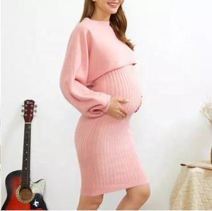 नई सांस महिलाओं के परिधान कपास कपड़े मातृत्व परिधान पोशाक गर्भवती मातृत्व पहनने - Product Image 4