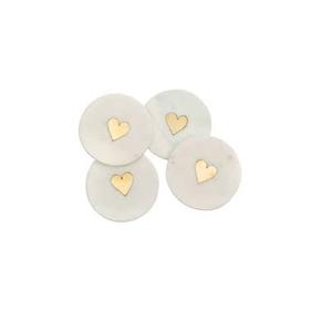 Posavasos de mármol latón Luna estrella último diseño posavasos de latón de mármol para taza de café uso precio al por mayor - Product Image 6