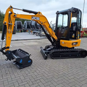 Mini-excavatrice JCB 26C-1 la plus efficace, 2,6 tonnes, pelle compacte à roues, moteur diesel JCB, système hydraulique Bosch Rexroth, pompe à moteur - Product Image 1